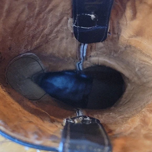 Patchwork Leather Western Boots - Picture 15 of 16